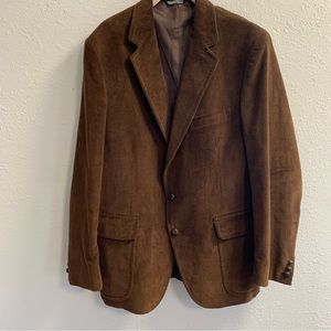 Rough Rider vintage brown corduroy men’s blazer